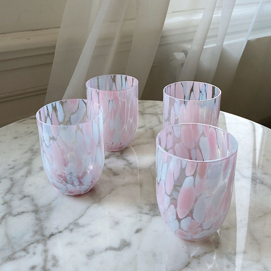 Anna von Lipa big confetti tumbler Rosa Light Blue