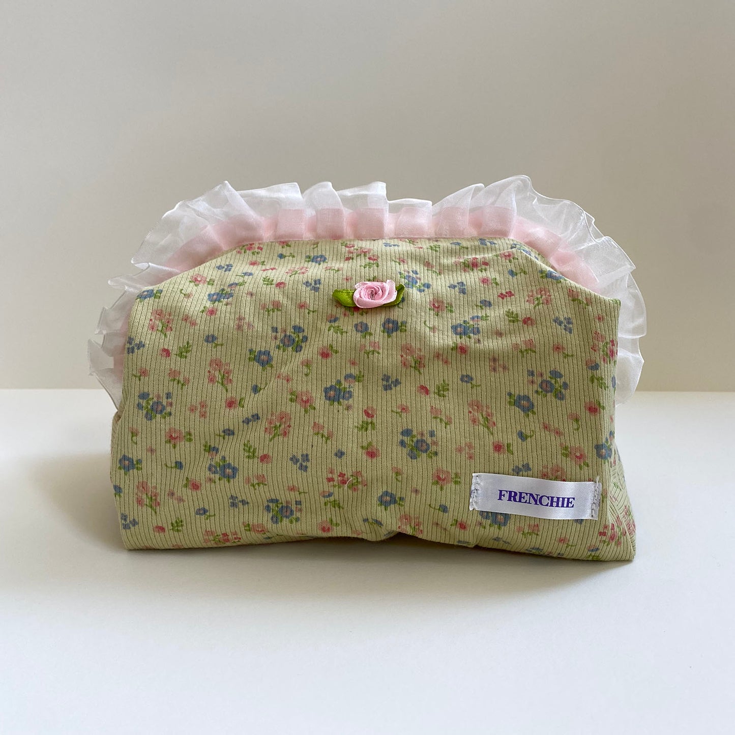 Floral Mimosa lime bag