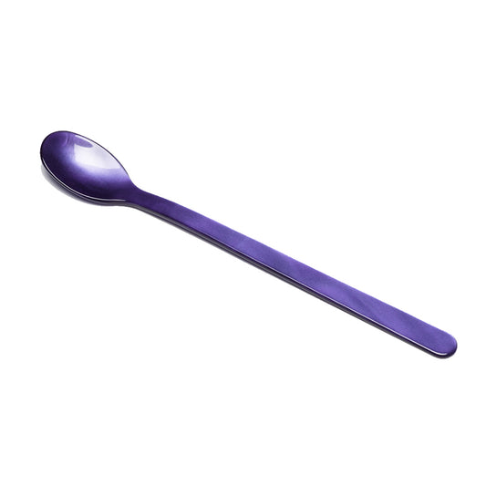 Latte spoon purple