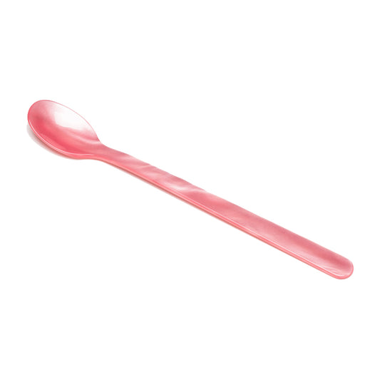 Latte spoon rose-red