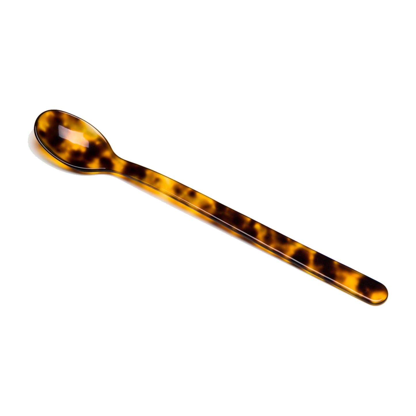 Latte spoon tortoiseshell