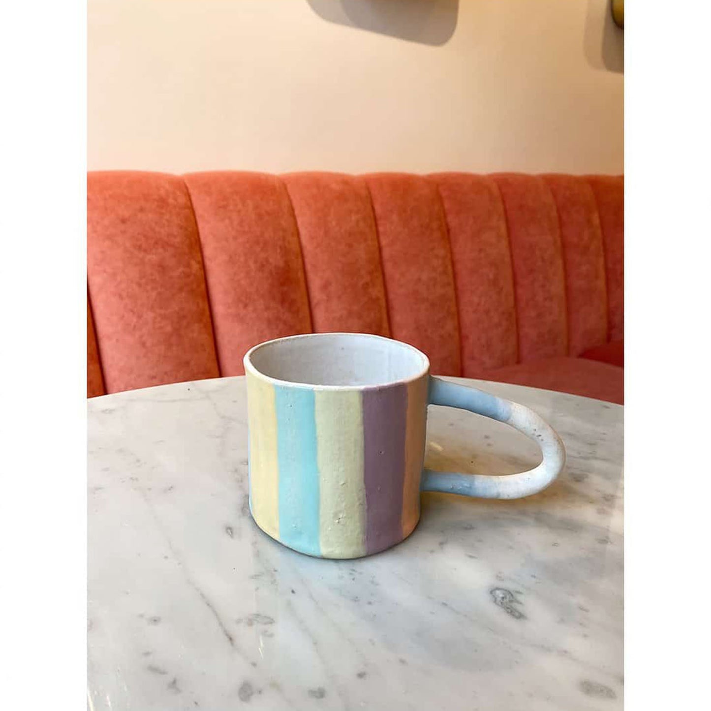 TheClayPlay striped mug