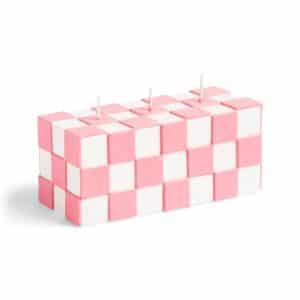 Candle check pink rectangle