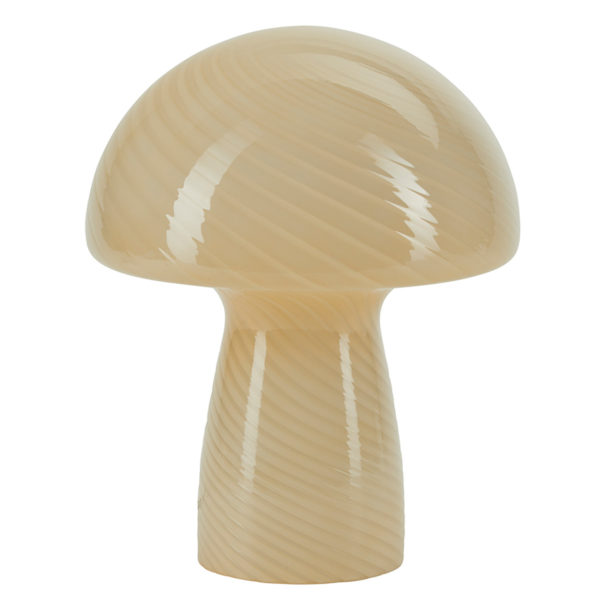Mushroom lamp geel beige