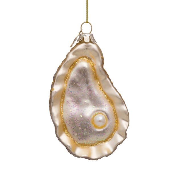 Vondels ornament glass ecru oyster
