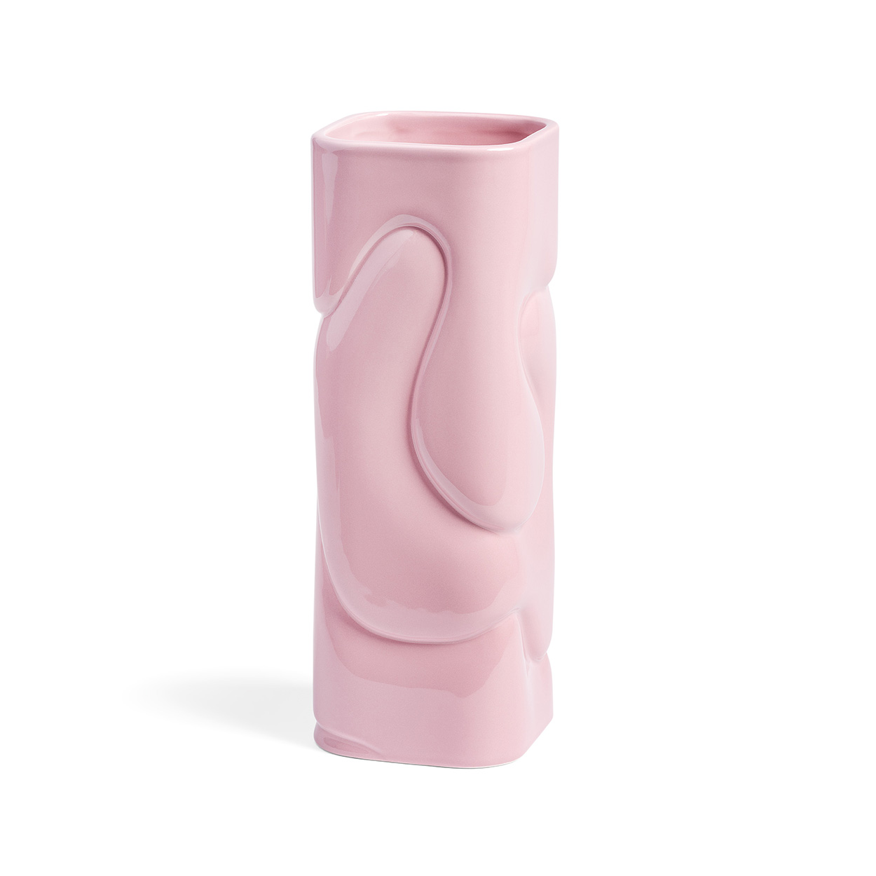 Vase puffy roze